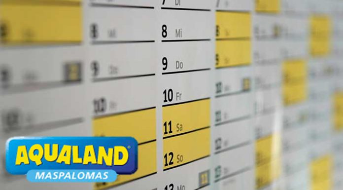 horarios y calendario aqualand maspalomas